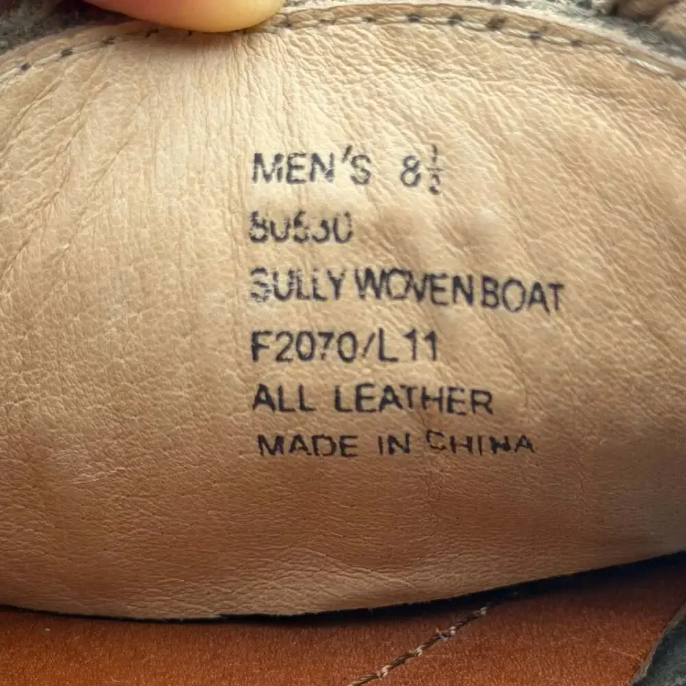 Frye Woven Suede Boat Shoes
